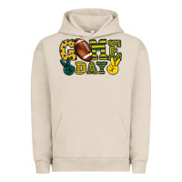 Pigment French Oak Game day yellow and green team color Urban Hoodie - HowdyJamesFarm