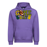 Tulip Game day yellow and green team color Urban Hoodie - HowdyJamesFarm