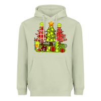 Matcha Christmas With Tennis Trees Heavyweight Hoodie - BundleAndBundleShop