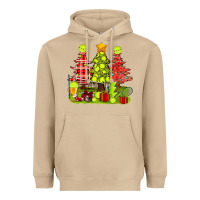 Mushroom Christmas With Tennis Trees Heavyweight Hoodie - BundleAndBundleShop