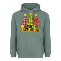 Christmas With Tennis Trees Heavyweight Hoodie | Teevron