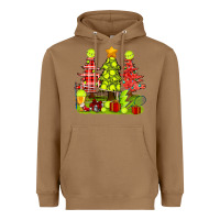 Toasted Coconut Christmas With Tennis Trees Heavyweight Hoodie - BundleAndBundleShop