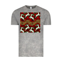 Cloud Rock christmas deer and plaid seamless pattern Vintage Tee - BundleAndBundleShop