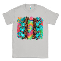 Moon Dust hippie peace sign butterfly leopard and tie dye brushstroke Classic Tee - Artiststas