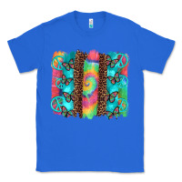 True Royal hippie peace sign butterfly leopard and tie dye brushstroke Classic Tee - Artiststas