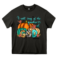 Asphalt I will sing of the goodness of God Psalm 89:1 Heavy Core Tee - RanaPortraitStore