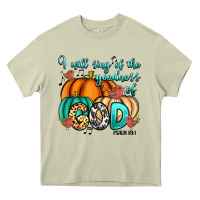 Mossy I will sing of the goodness of God Psalm 89:1 Heavy Core Tee - RanaPortraitStore