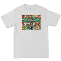 Dove Grey grateful cross Premium Tee - BarkalooDesign
