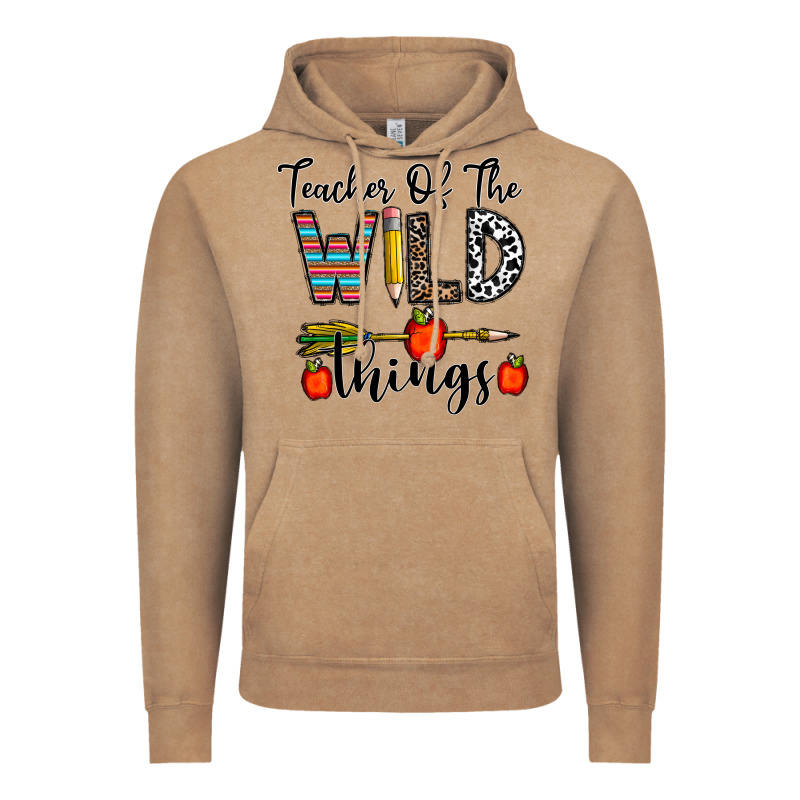 Teacher Of The Wild Things Vintage Hoodie by CowhideDigitalArt | Teevron