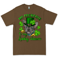 Cacao st.patrick's day my french bulldog is my lucky charm Premium Tee - RanaPortraitStore