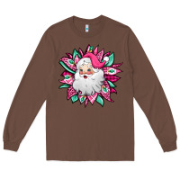 Chestnut pink Christmas Santa Claus sunflower Long Sleeve Tee - Jasminsmagicworld