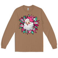 Toasted Coconut pink Christmas Santa Claus sunflower Long Sleeve Tee - Jasminsmagicworld