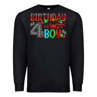 Black birthday boy 4 Premium Sweatshirt - BundleAndBundleShop