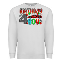 Dove Grey birthday boy 4 Premium Sweatshirt - BundleAndBundleShop