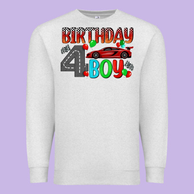 Birthday Boy 4 Premium Sweatshirt Designed By Bundleandbundleshop