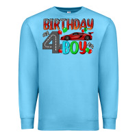 Ocean Blue birthday boy 4 Premium Sweatshirt - BundleAndBundleShop
