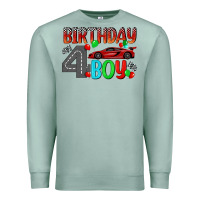 Seafoam birthday boy 4 Premium Sweatshirt - BundleAndBundleShop