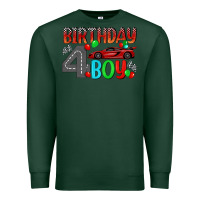 Sports Green birthday boy 4 Premium Sweatshirt - BundleAndBundleShop