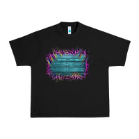 Black Aztec Wood Leopard Frame Urban Heavy Tee - Bettercallsaul