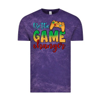Cloud Purple Be the game changer Vintage Tee - JahusDesignShop