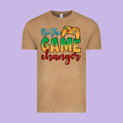 Be The Game Changer Vintage Tee Designed By Jahusdesignshop