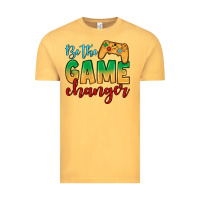 Vintage Mustard Be the game changer Vintage Tee - JahusDesignShop