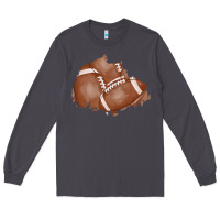 Smoke football patch Long Sleeve Tee - AdoDesignShop