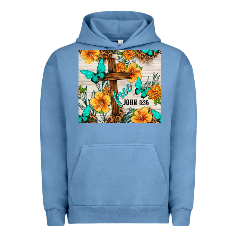 Christian Free John 8 36 Urban Hoodie by TumblerDesignByShophia | Teevron