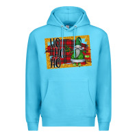 Ocean Blue Christmas Ho Ho Ho Premium Hoodie - Bettercallsaul