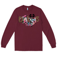 Burgundy dialysis technician kidney tech Long Sleeve Tee - NancyCooperArtShop
