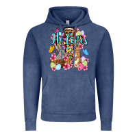 Vintage Denim Easter Day He lives Vintage Hoodie - OliviaCreatesArt