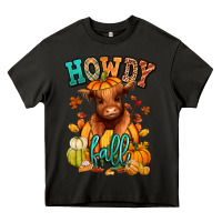 Asphalt Hay there Fall pumpkin heifer Heavy Core Tee - RanaPortraitStore