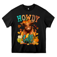 Black Hay there Fall pumpkin heifer Heavy Core Tee - RanaPortraitStore