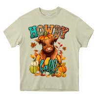 Mossy Hay there Fall pumpkin heifer Heavy Core Tee - RanaPortraitStore