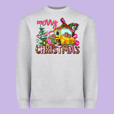 Merry Christmas Heavyweight Sweatshirt Designed By Adodesignshop