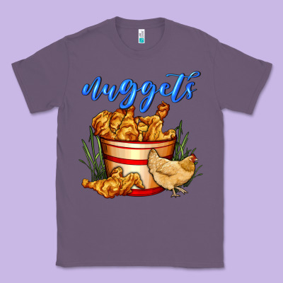 Nuggets Classic Tee Designed By Adodesignshop