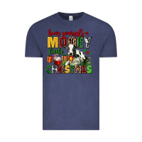 Vintage Denim have yourself a mooey little christmas Vintage Tee - AdoDesignShop