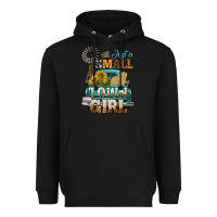 Black Just A Small Town Girl Windmill Heavyweight Hoodie - BundleAndBundleShop