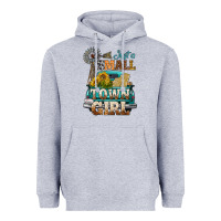 Heather Grey Just A Small Town Girl Windmill Heavyweight Hoodie - BundleAndBundleShop