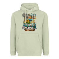 Matcha Just A Small Town Girl Windmill Heavyweight Hoodie - BundleAndBundleShop