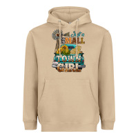 Mushroom Just A Small Town Girl Windmill Heavyweight Hoodie - BundleAndBundleShop