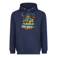 Navy Just A Small Town Girl Windmill Heavyweight Hoodie - BundleAndBundleShop