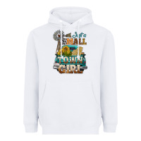 White Just A Small Town Girl Windmill Heavyweight Hoodie - BundleAndBundleShop