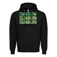 Black teaching lucky charm Zipper Hoodie - MaliasSmallBusiness