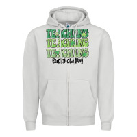 Dove Grey teaching lucky charm Zipper Hoodie - MaliasSmallBusiness