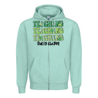 Seafoam teaching lucky charm Zipper Hoodie - MaliasSmallBusiness