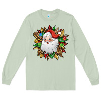 Matcha santa claus sunflower Long Sleeve Tee - Jasminsmagicworld