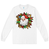 White santa claus sunflower Long Sleeve Tee - Jasminsmagicworld