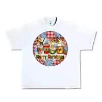 White Merry Christmas Coffee Cups Urban Heavy Tee - Artiststas