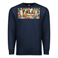 Navy fall in love license plate Premium Sweatshirt - BundleAndBundleShop